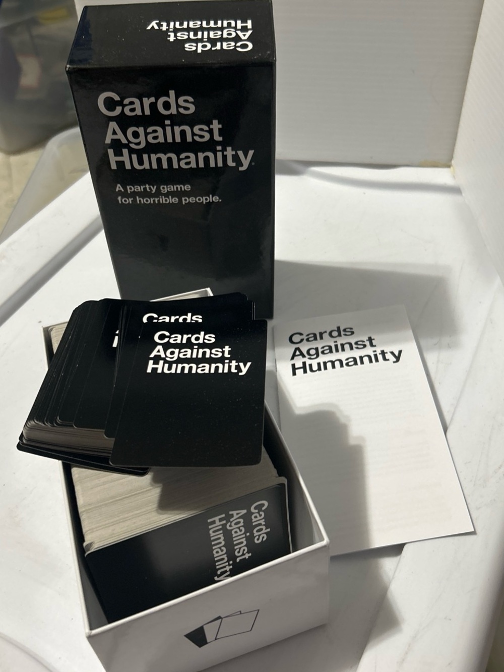 Cards Against Humanity Party Card Game - Black